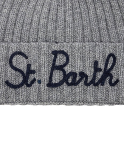MC2 Saint Barth Berretto con Ricamo WENGEN WENG001 Grigio
