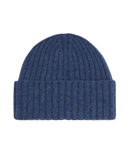 MC2 Saint Barth Berretto con Ricamo WENGEN WOOL WENG027 Blu Denim