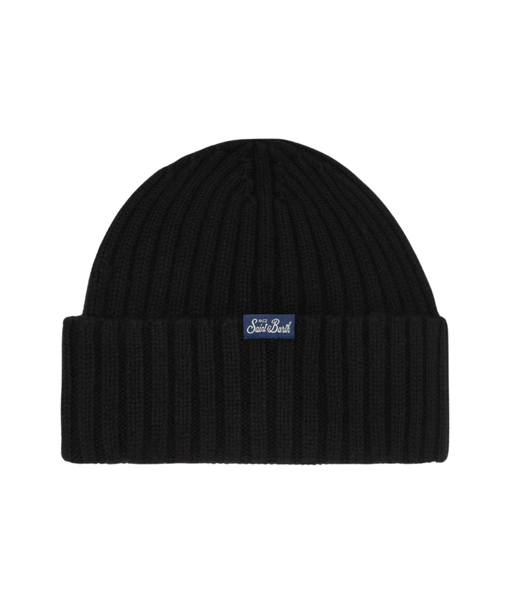 MC2 Saint Barth Berretto con Ricamo WENGEN W WENG005 Nero