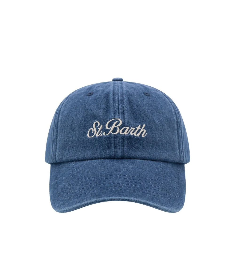 MC2 Saint Barth Berretto da Baseball Davis N DAS0004 Denim