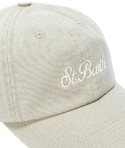 MC2 Saint Barth Berretto da Baseball in Denim Davis DAS0004 Beige