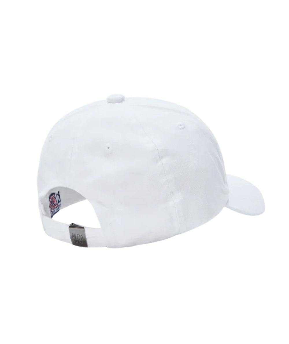 MC2 Saint Barth Berretto da Baseball in Denim Davis DAS0004 Bianco