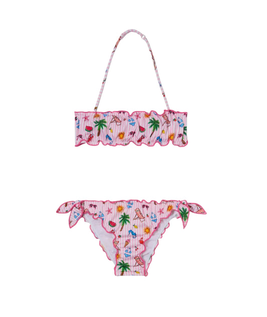 MC2 Saint Barth Bikini a Fascia in Fantasia Emy EMY0001 Multicolore
