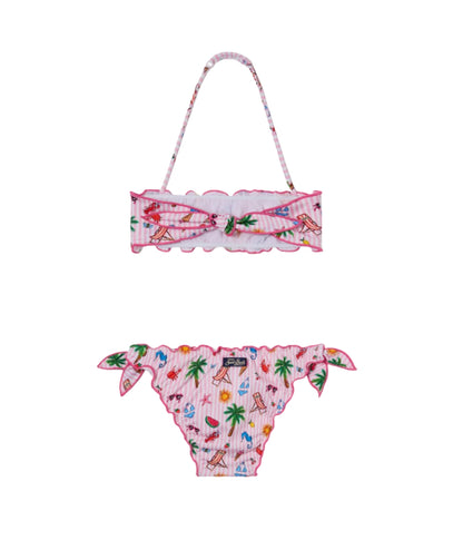 MC2 Saint Barth Bikini a Fascia in Fantasia Emy EMY0001 Multicolore