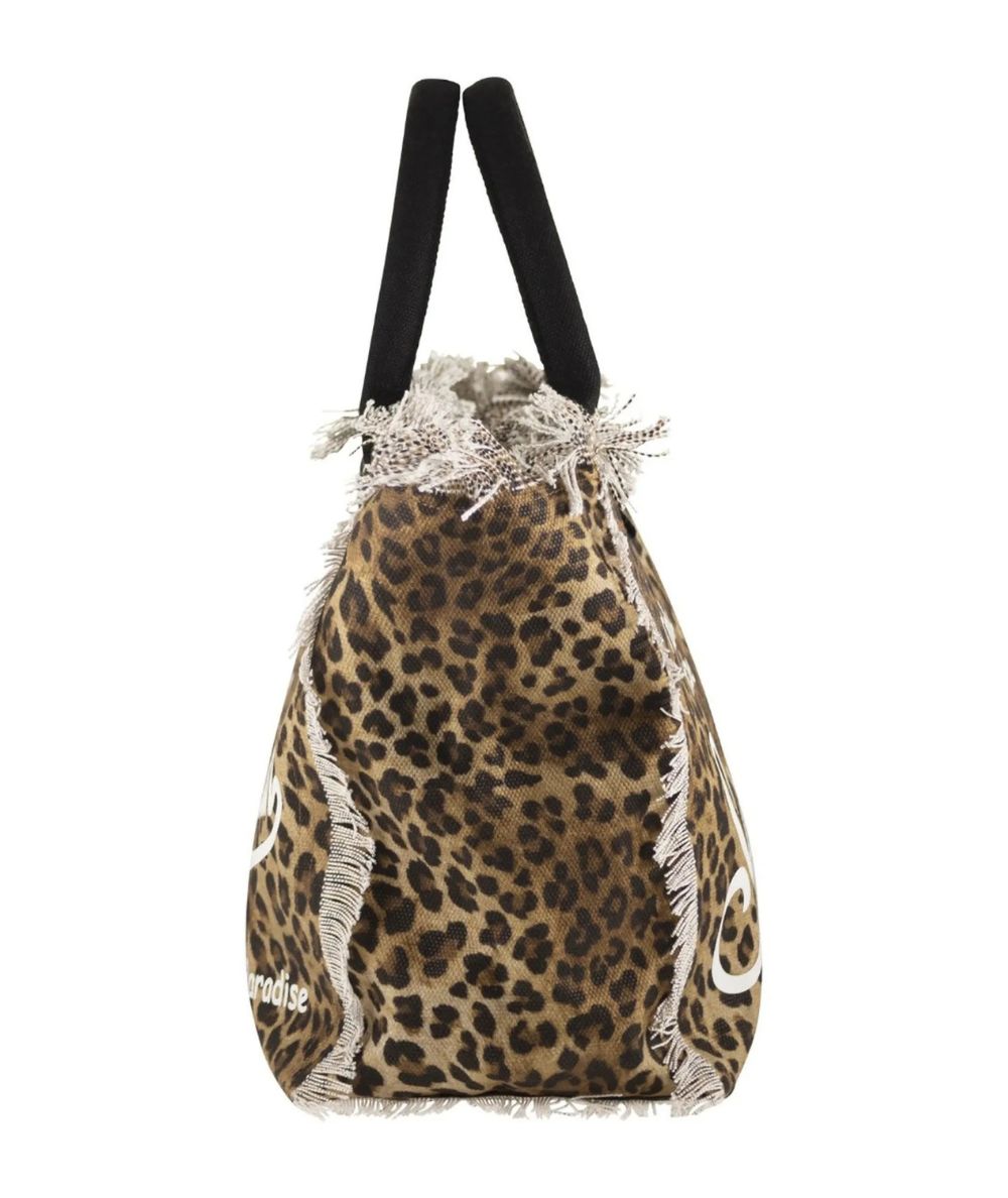 MC2 Saint Barth Borsa Animalier Vanity in Canvas Vani001 Beige