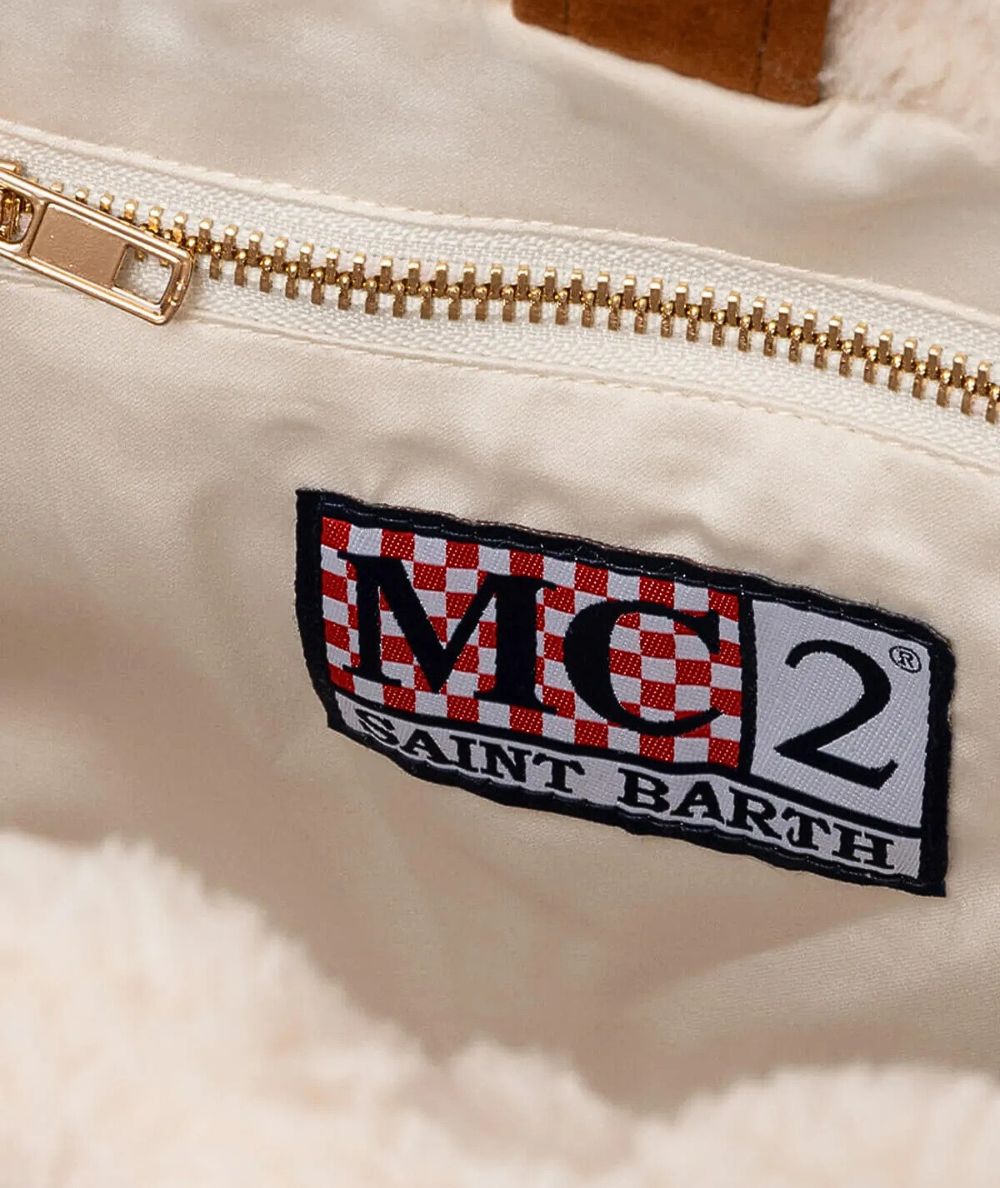 MC2 Saint Barth Borsa COLETTE TEDDY COL0032 Avorio