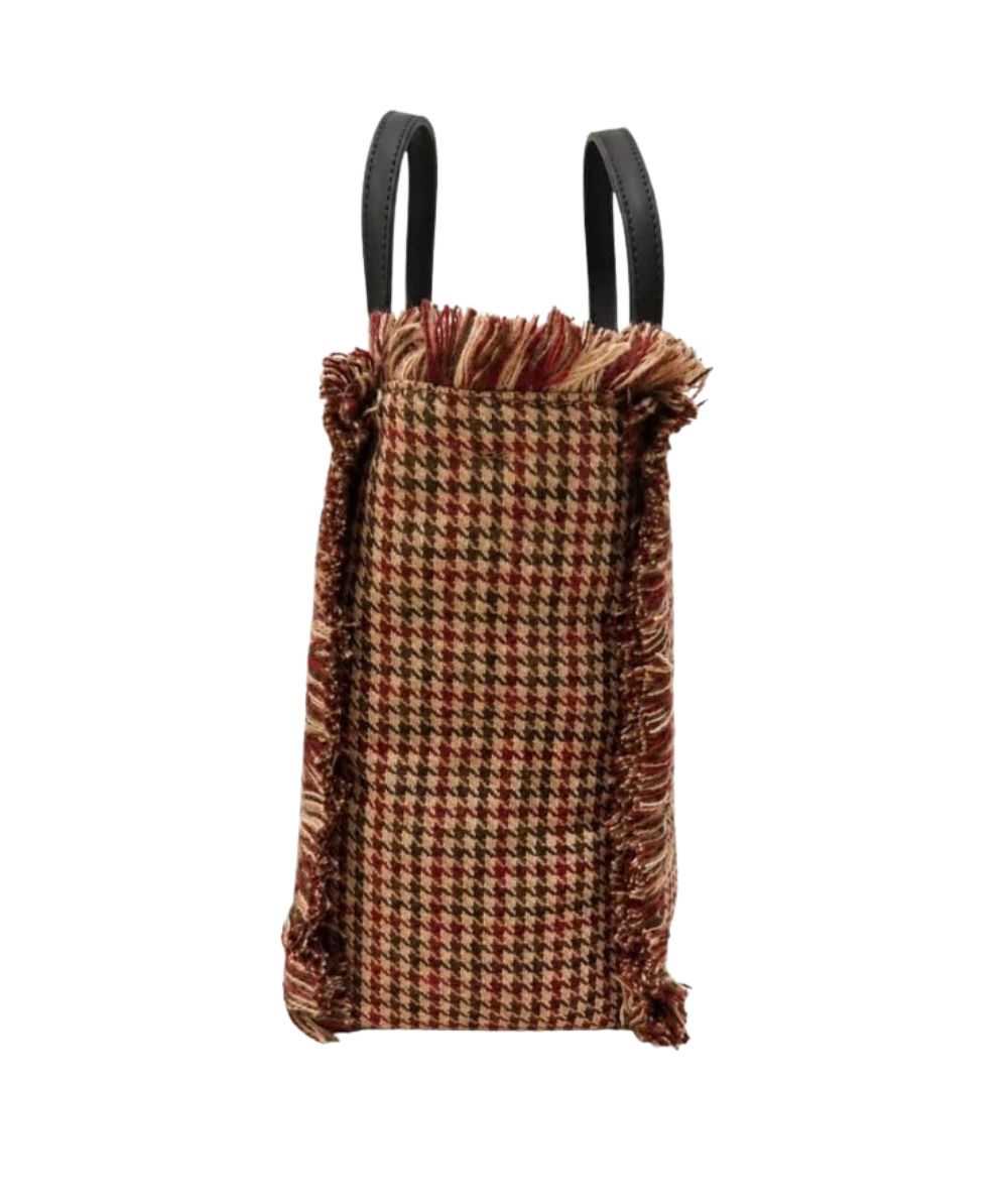 MC2 Saint Barth Borsa Colette Pied de Poule COL0045 Marrone