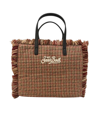 MC2 Saint Barth Borsa Colette Pied de Poule COL0045 Marrone