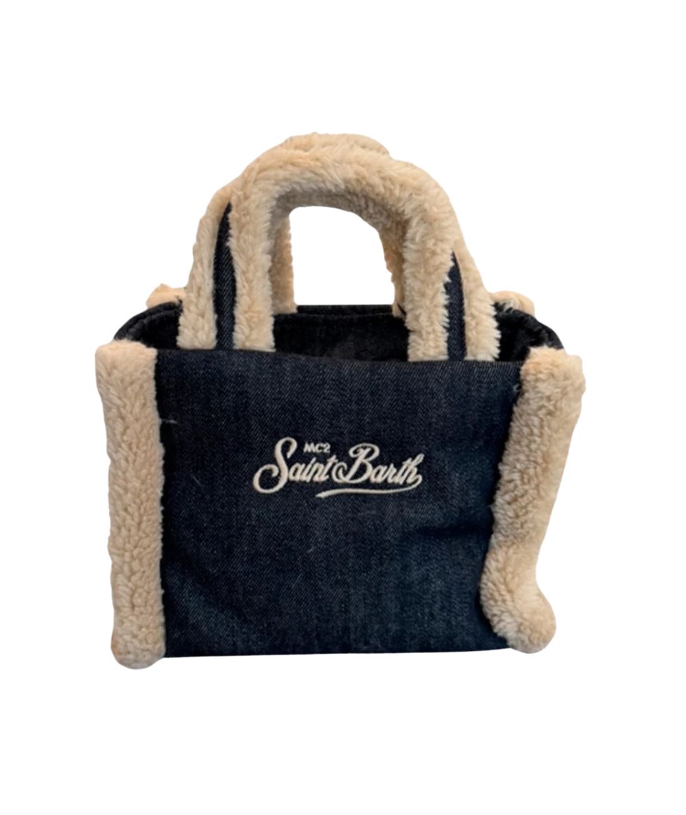 MC2 Saint Barth Borsa Colette Shearling COL0031 Blu Denim