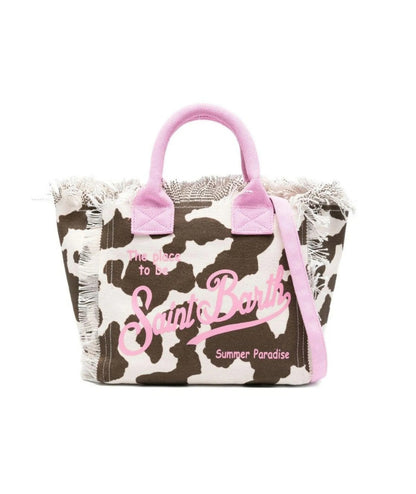 MC2 Saint Barth Borsa Cow Print in Cotone Colette COL0001 Multicolore