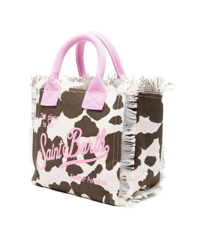 MC2 Saint Barth Borsa Cow Print in Cotone Colette COL0001 Multicolore