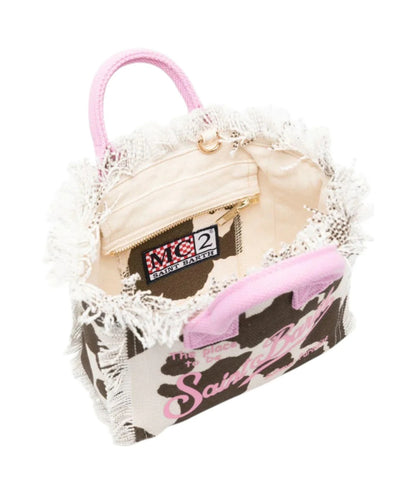 MC2 Saint Barth Borsa Cow Print in Cotone Colette COL0001 Multicolore
