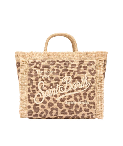 MC2 Saint Barth Borsa Leopardata Colette COL0017 Beige
