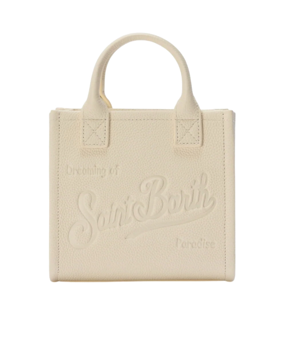 MC2 Saint Barth Borsa Mini in Pelle Vanity VANMI001 Beige