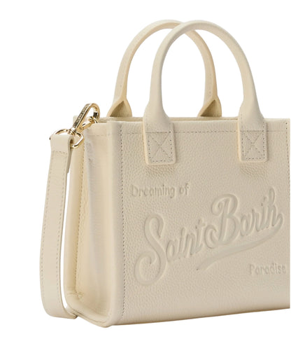 MC2 Saint Barth Borsa Mini in Pelle Vanity VANMI001 Beige