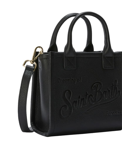 MC2 Saint Barth Borsa Mini in Pelle Vanity VANMI001 Nero