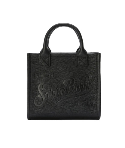 MC2 Saint Barth Borsa Mini in Pelle Vanity VANMI001 Nero
