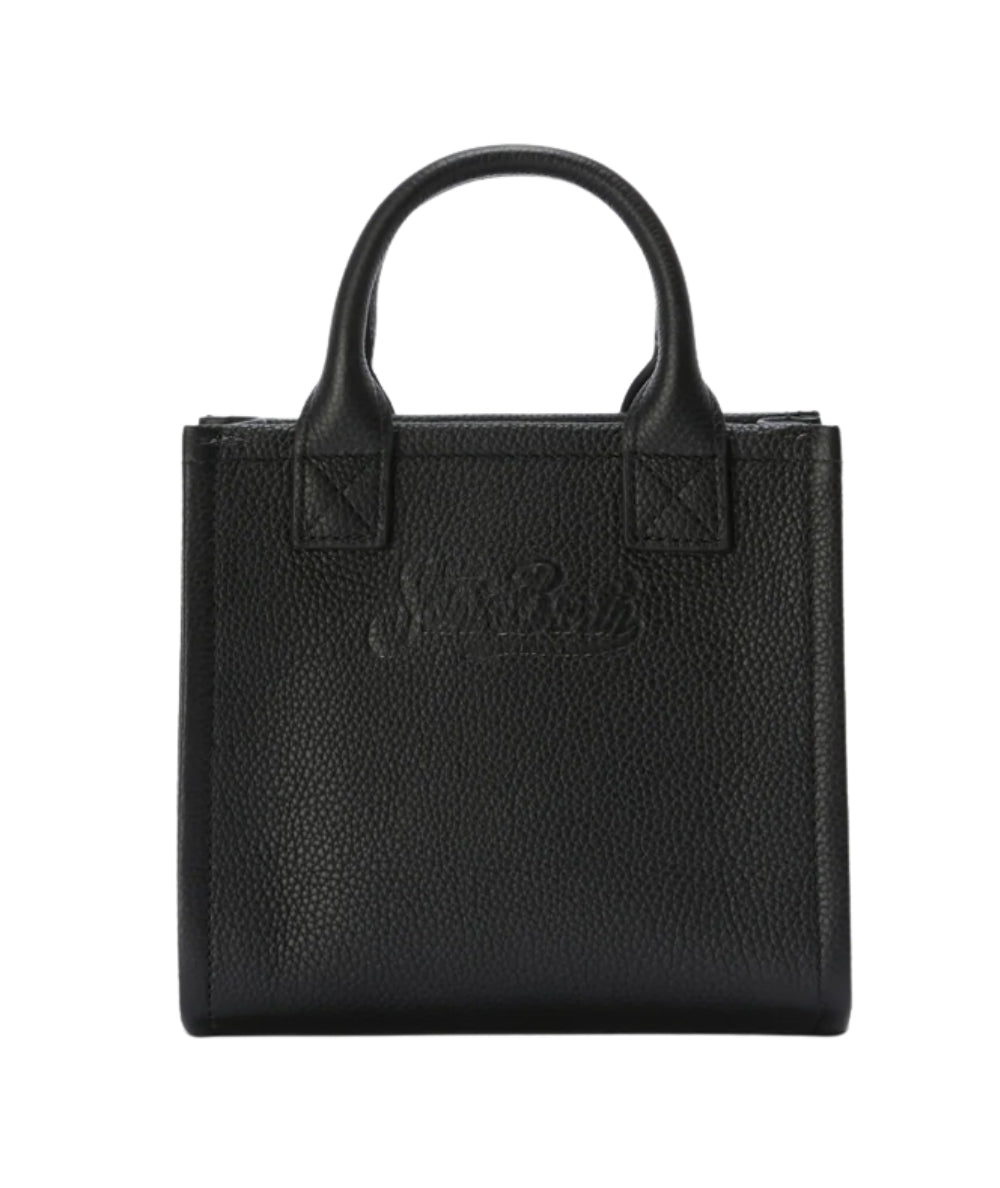 MC2 Saint Barth Borsa Mini in Pelle Vanity VANMI001 Nero