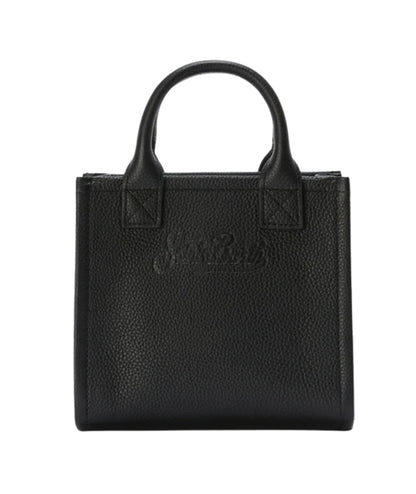 MC2 Saint Barth Borsa Mini in Pelle Vanity VANMI001 Nero