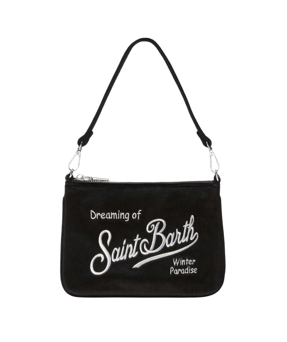 MC2 Saint Barth Borsa Parisienne Mini Velvet PARM005 Nero
