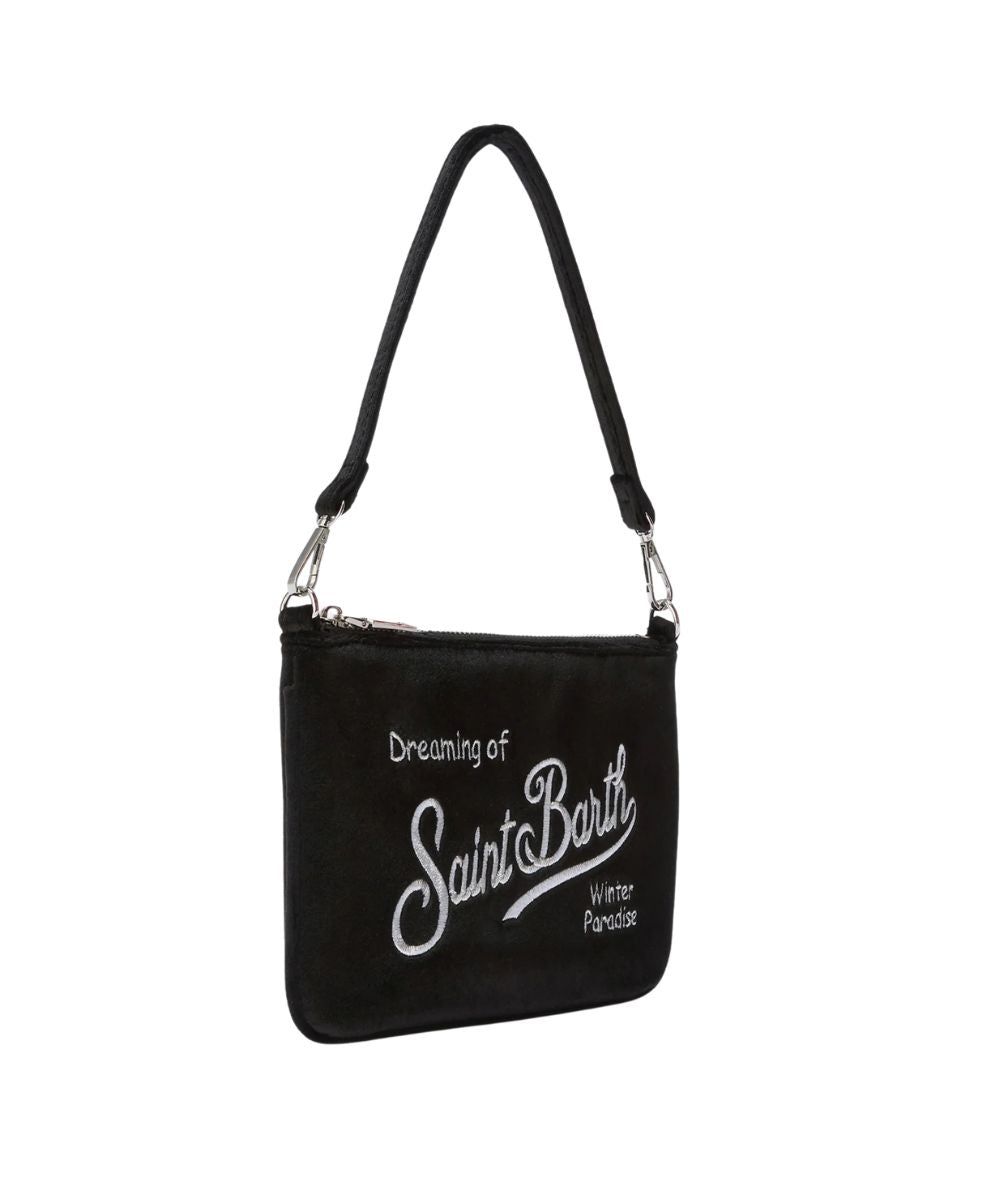MC2 Saint Barth Borsa Parisienne Mini Velvet PARM005 Nero