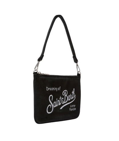 MC2 Saint Barth Borsa Parisienne Mini Velvet PARM005 Nero