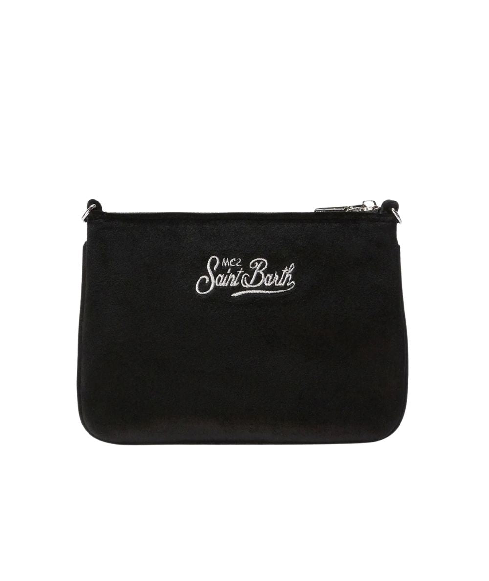 MC2 Saint Barth Borsa Parisienne Mini Velvet PARM005 Nero