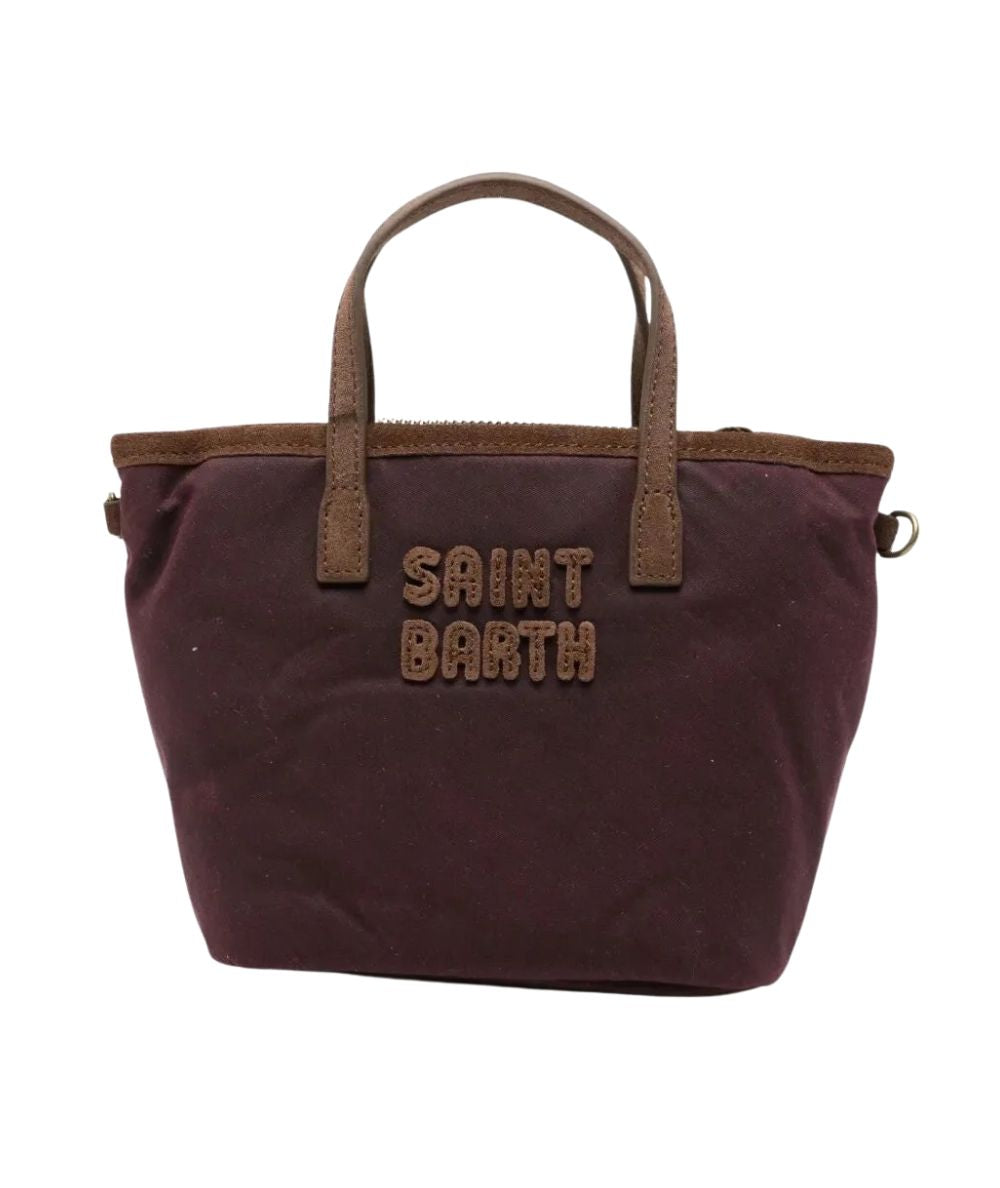 MC2 Saint Barth Borsa Shopper City Bag Mini Wax CBMIN001 Bordeaux