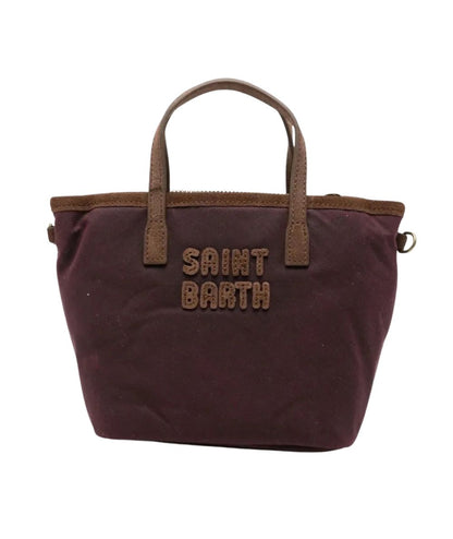MC2 Saint Barth Borsa Shopper City Bag Mini Wax CBMIN001 Bordeaux