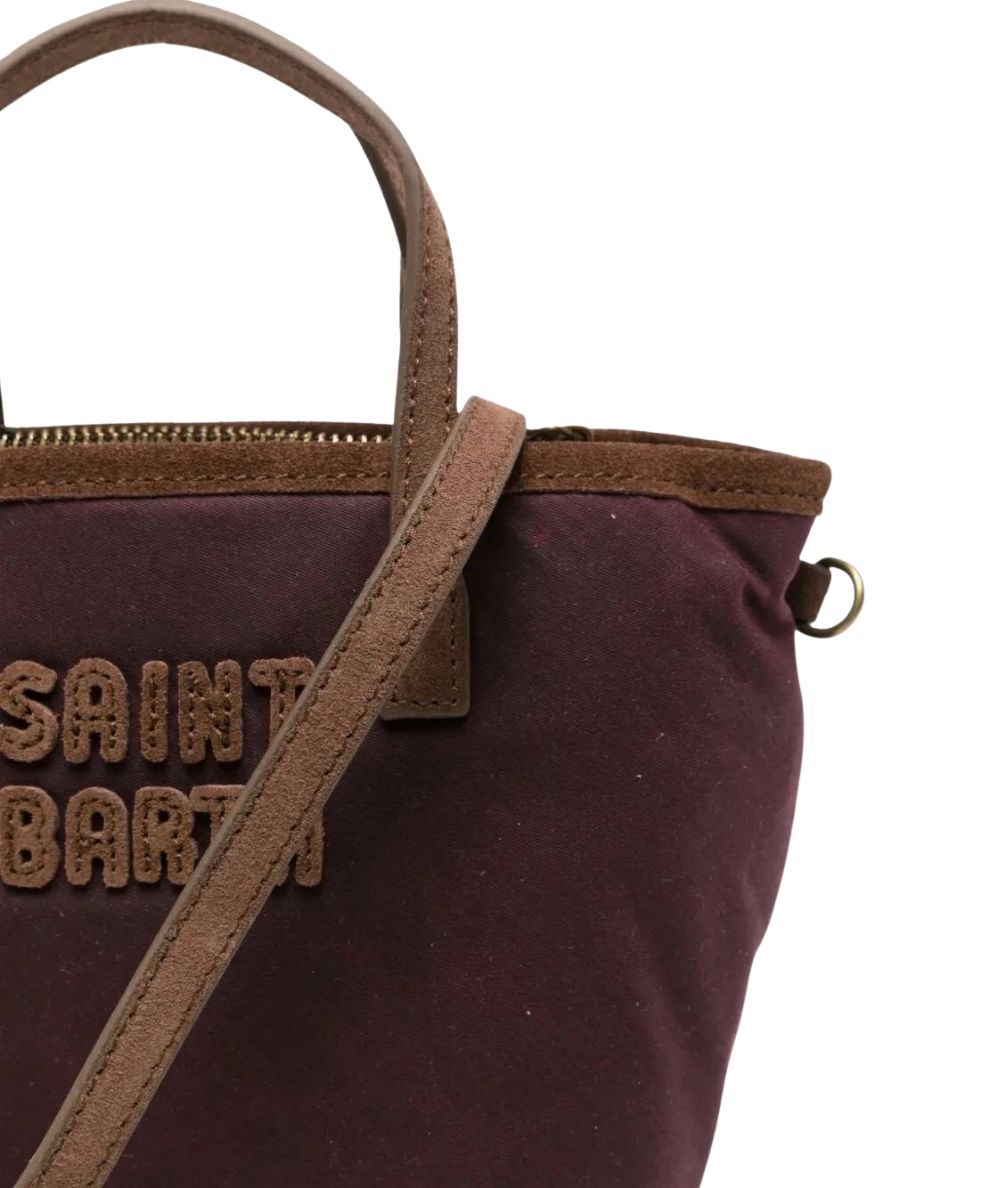 MC2 Saint Barth Borsa Shopper City Bag Mini Wax CBMIN001 Bordeaux