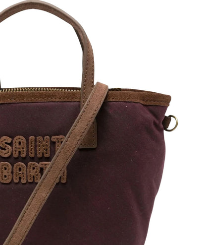 MC2 Saint Barth Borsa Shopper City Bag Mini Wax CBMIN001 Bordeaux
