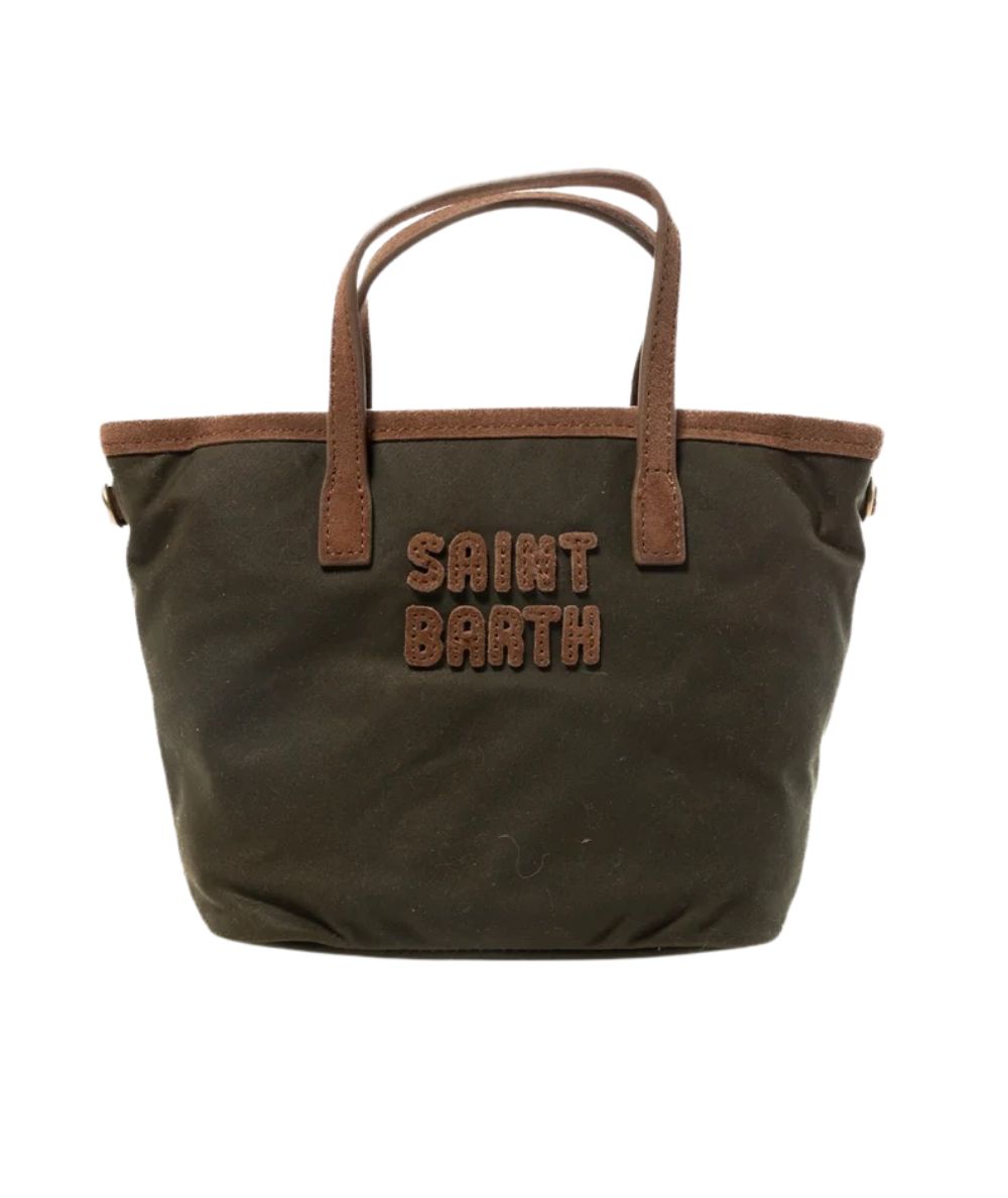 MC2 Saint Barth Borsa Shopper City Mini Wax CBMIN001 Verde