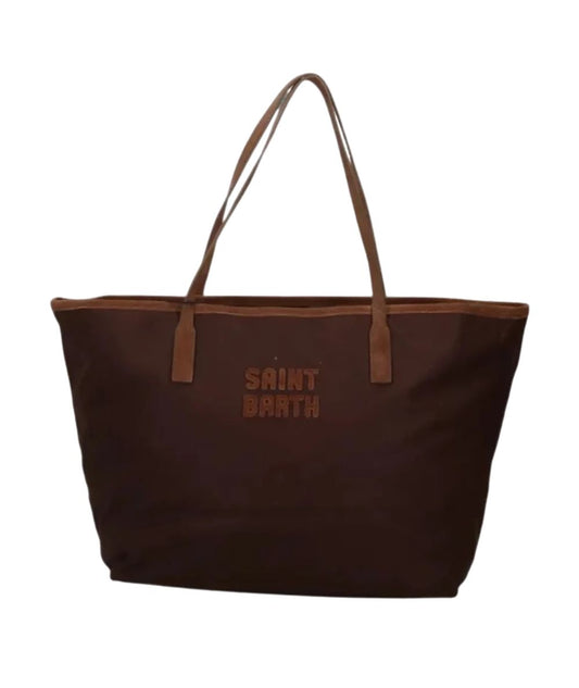 MC2 Saint Barth Borsa Shopper City Wax CB0006 Marrone
