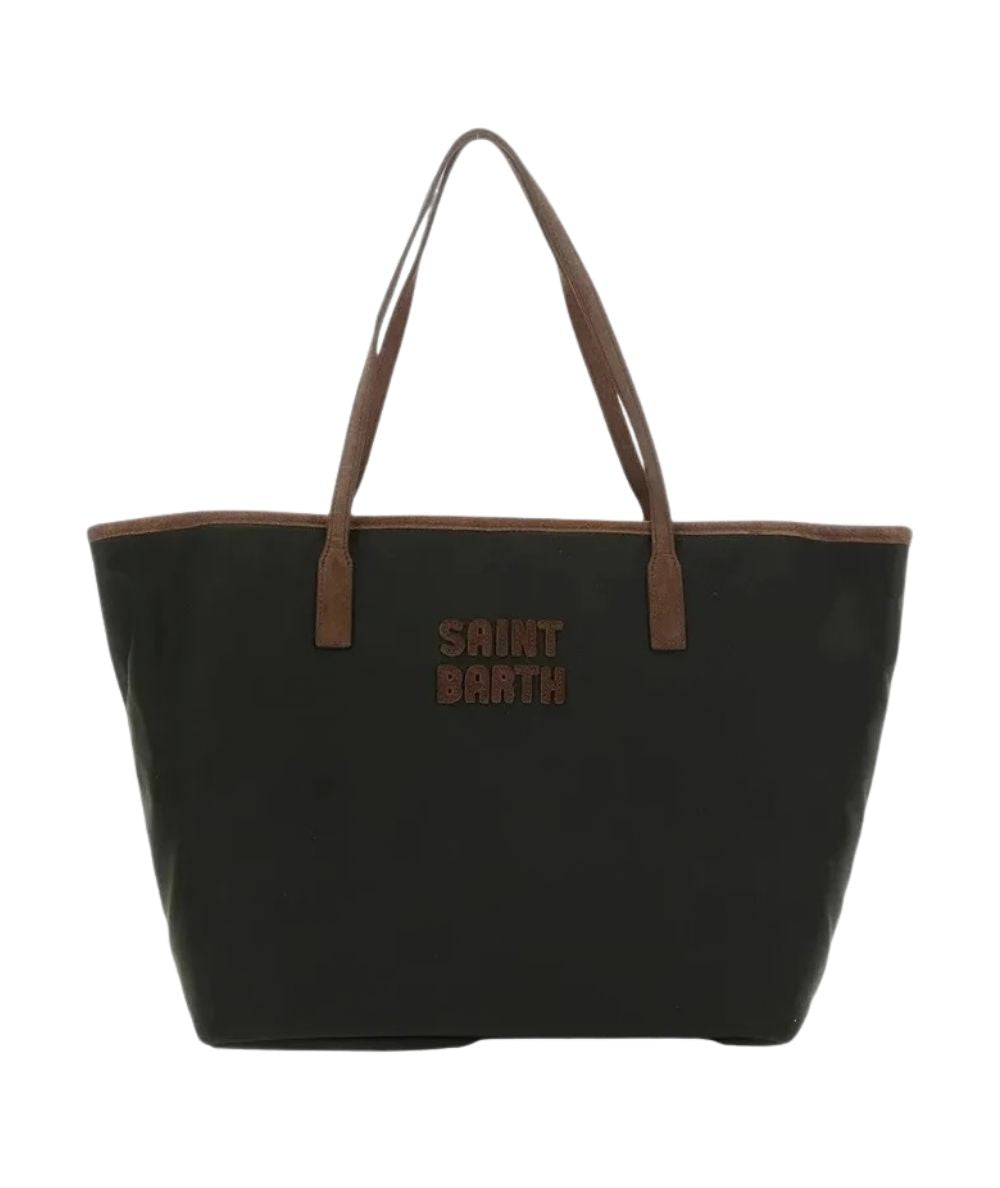 MC2 Saint Barth Borsa Shopper City Wax CB0006 Verde Militare