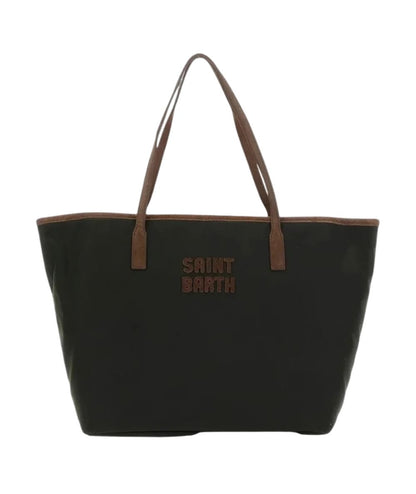 MC2 Saint Barth Borsa Shopper City Wax CB0006 Verde Militare