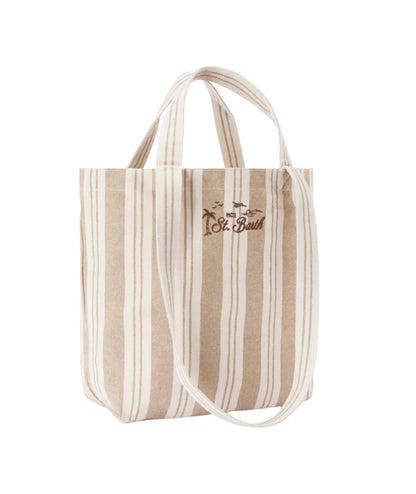 MC2 Saint Barth Borsa Tote a Righe Essential EBEC001 Beige