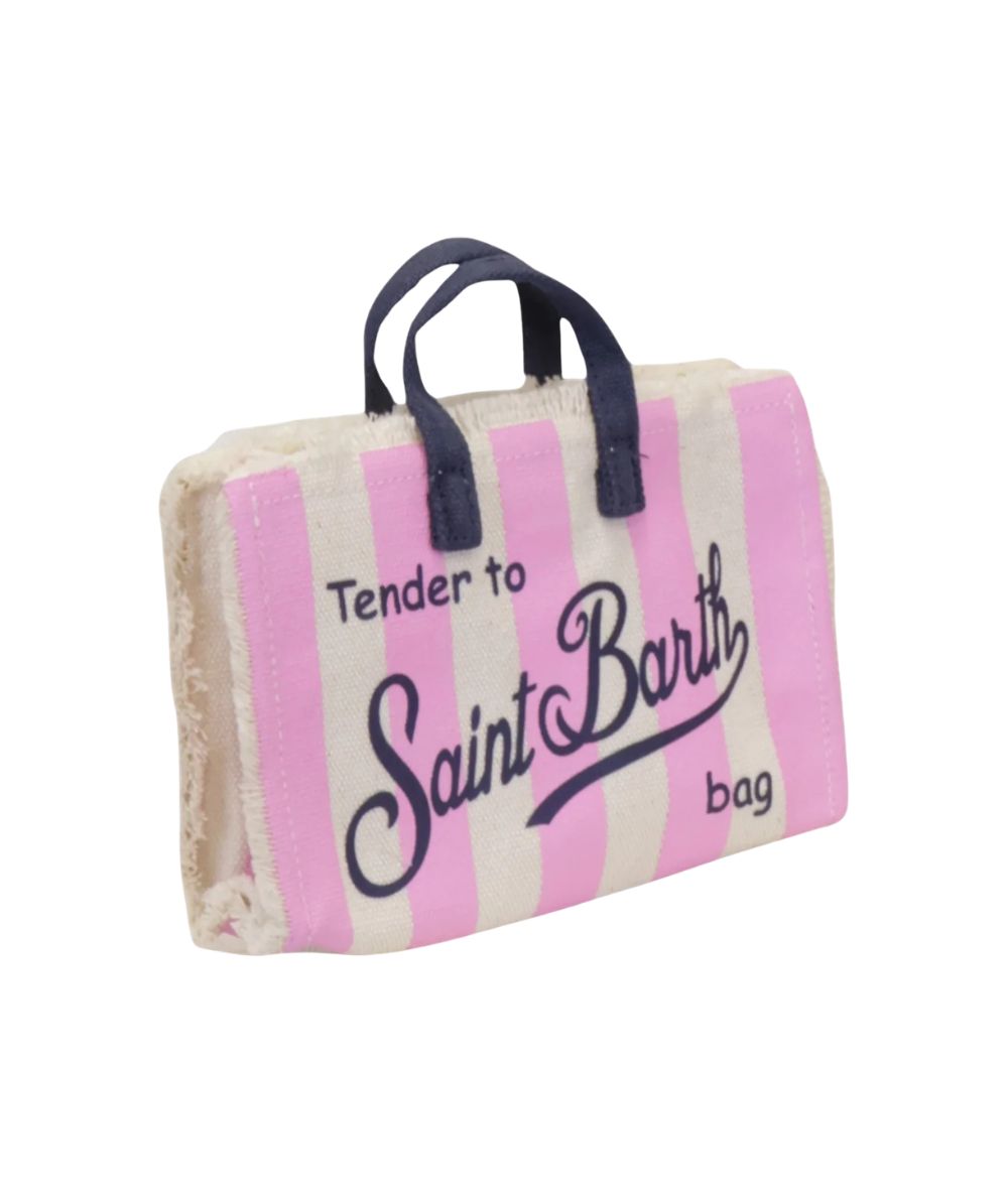 MC2 Saint Barth Borsa a Righe Phone Bag Phone001 Rosa 