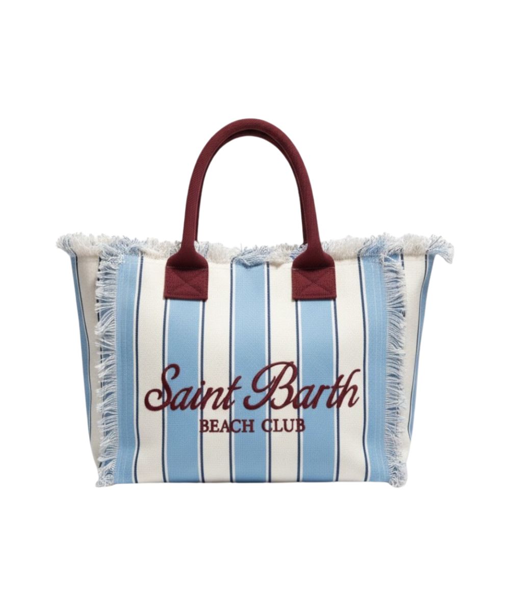 MC2 Saint Barth Borsa a Righe Vanity VANI001 Azzurro