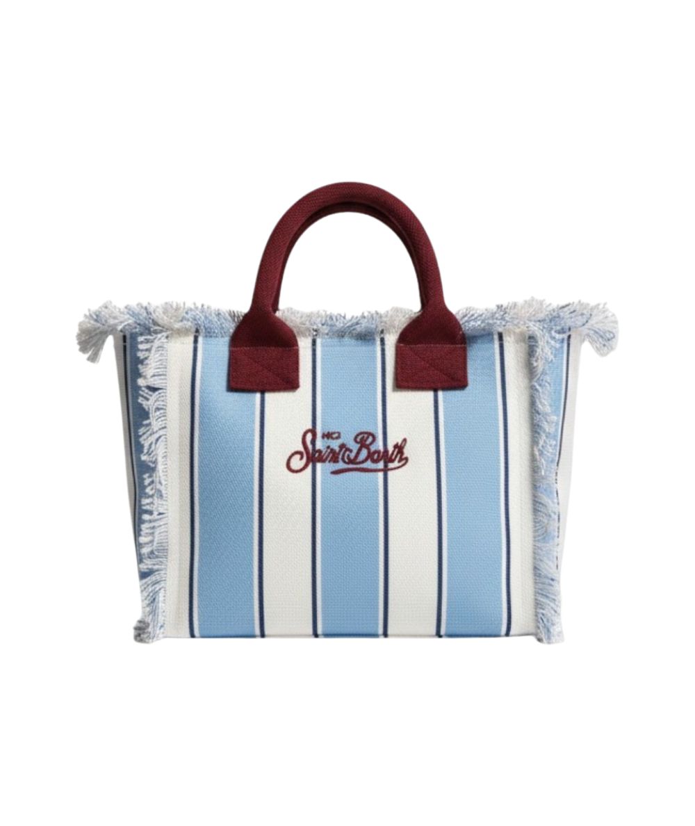 MC2 Saint Barth Borsa a Righe Vanity VANI001 Azzurro