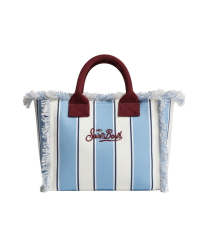 MC2 Saint Barth Borsa a Righe Vanity VANI001 Azzurro