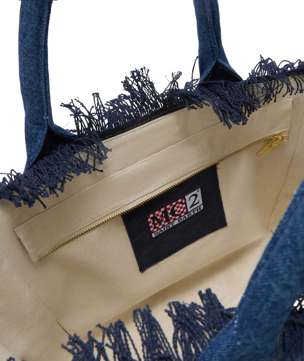 MC2 Saint Barth Borsa in Denim Vanity VANI001 Denim Scuro