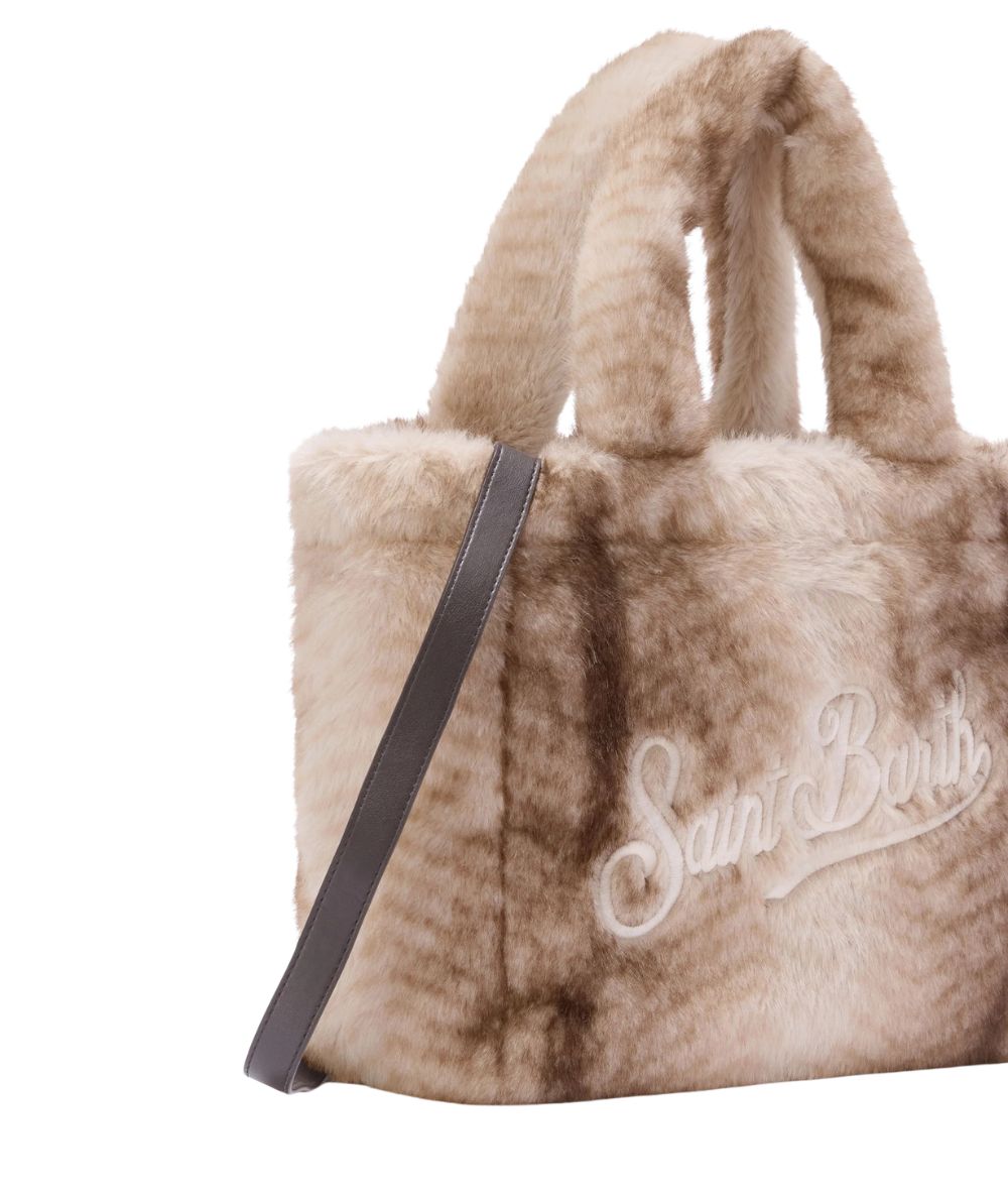 MC2 Saint Barth Borsa in Faux Fur Colette Soft COL0033 Beige