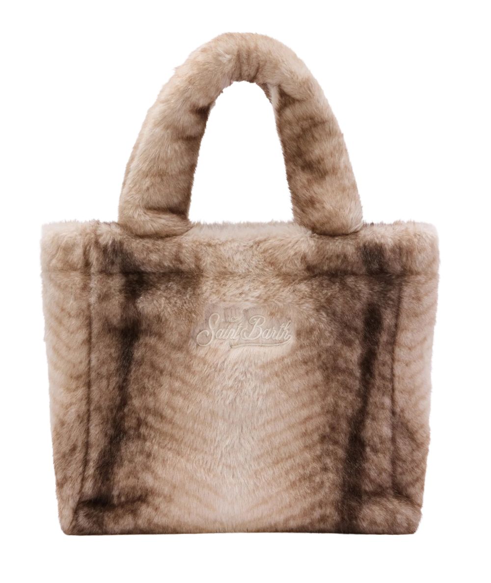 MC2 Saint Barth Borsa in Faux Fur Colette Soft COL0033 Beige
