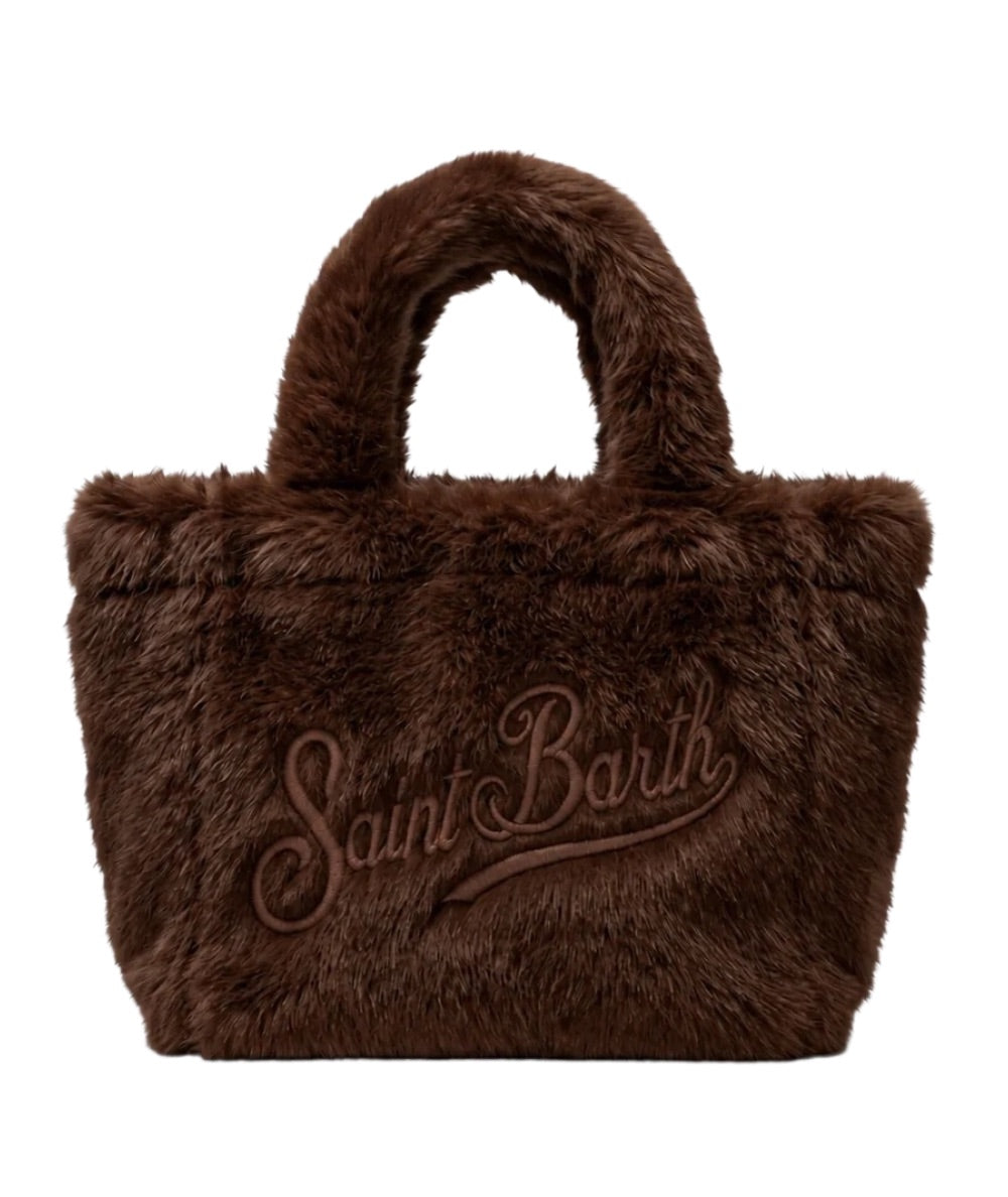 MC2 Saint Barth Borsa in Faux Fur Colette Soft COL0033 Marrone
