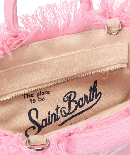 MC2 Saint Barth Borsa in Lino Vanity Mini VAMI008 Rosa