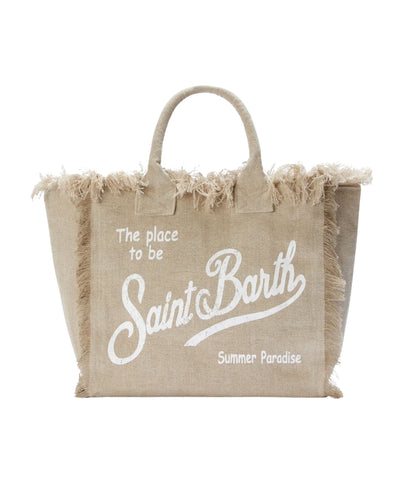 MC2 Saint Barth Borsa in Lino Vanity VANI022 Beige