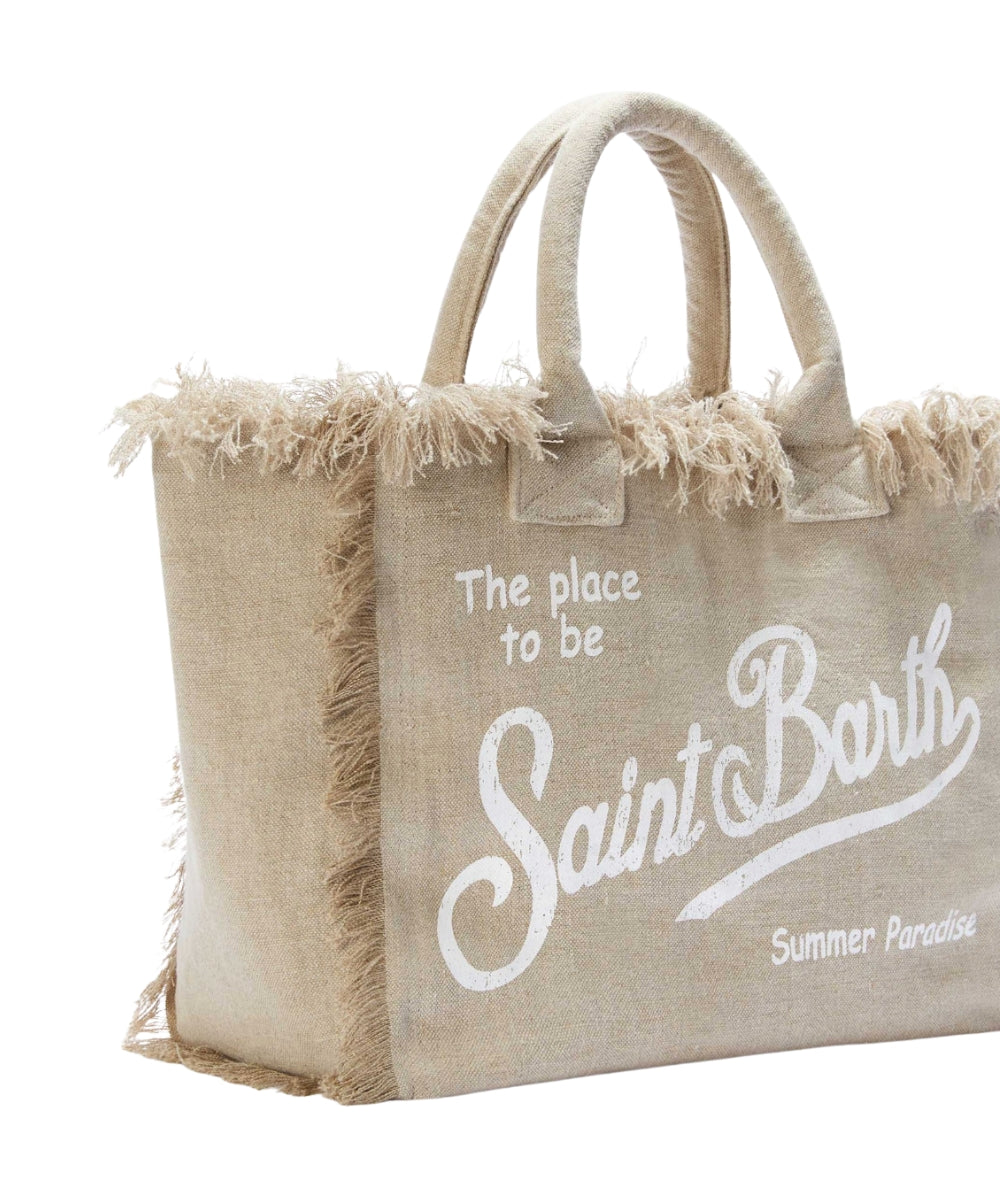 MC2 Saint Barth Borsa in Lino Vanity VANI022 Beige