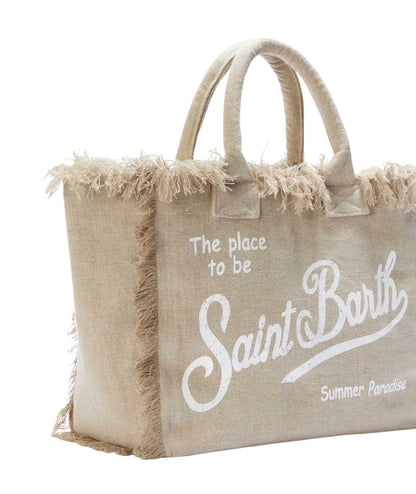 MC2 Saint Barth Borsa in Lino Vanity VANI022 Beige
