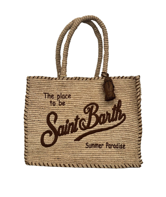 MC2 Saint Barth Borsa in Rafia Vanity VANI013 Beige