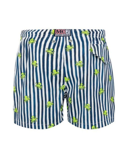 MC2 Saint Barth Boxer Mare Lighting Micro Stretch Octopus LIG0016 Blu 